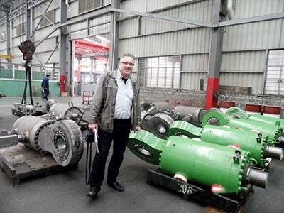 Cilindros hidráulicos para planta de cemento