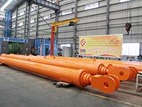 Cilindro hidráulico para compuerta radial
